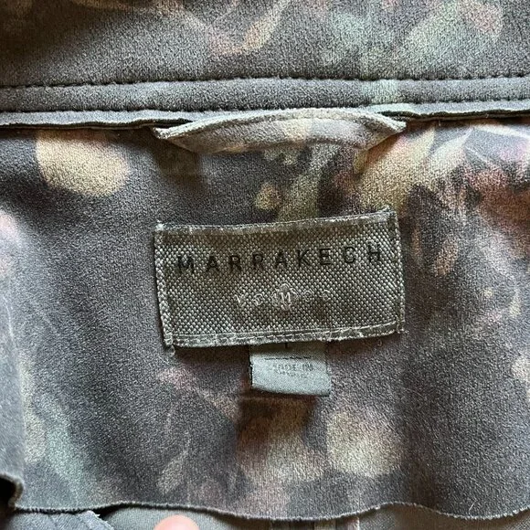 Marrakech Marni Scuba Moto Jacket in Antique Faded Floral - Large - Picture 2 of 11